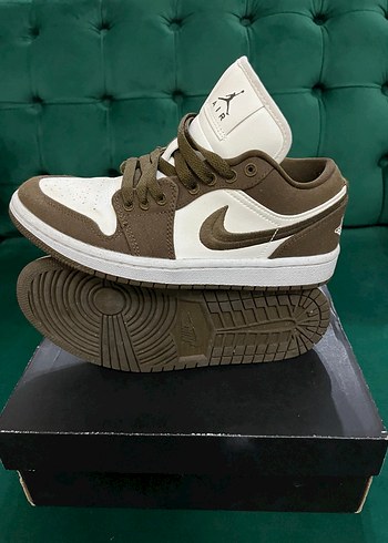 Nike air Jorden Kadın Kahverengi Süet Spor Ayakkabı - Görsel 4