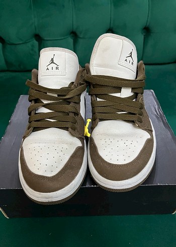 Nike air Jorden Kadın Kahverengi Süet Spor Ayakkabı - Görsel 3