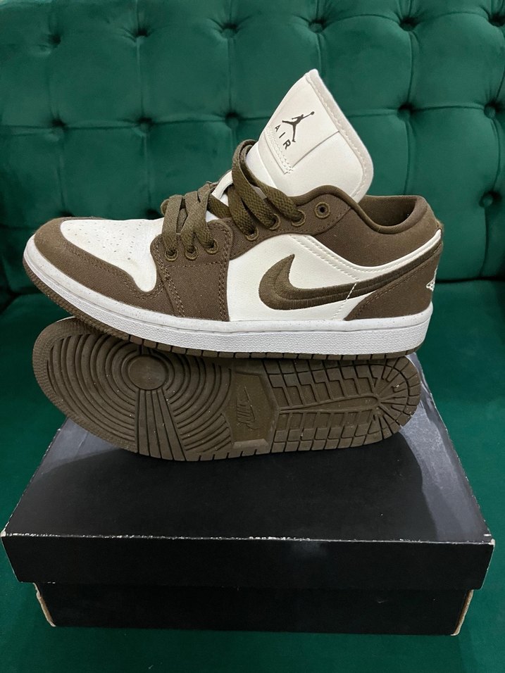 Nike air Jorden Kadın Kahverengi Süet Spor Ayakkabı - Görsel 4