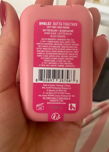 NYX Pastel Pembe Buttermelt Allık - Görsel 3