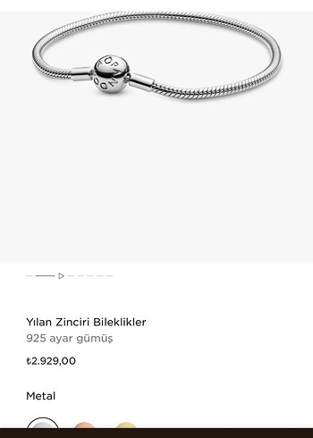 Pandora orijinal Kadın Bileklik - Görsel 3