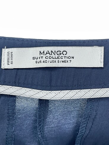 40 Beden lacivert Renk Mango Düz Kesim %70 İndirimli.