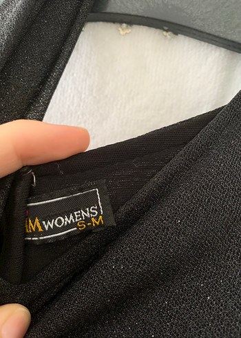 Zara siyah simli elbise