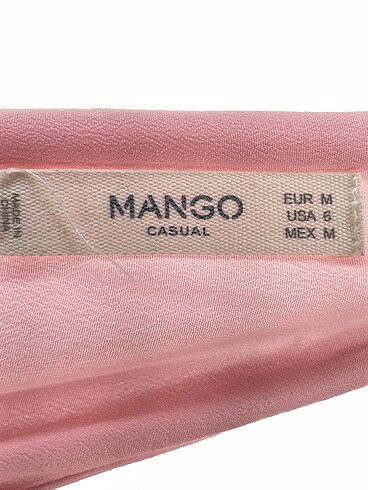 m Beden pembe Renk Mango Kısa Elbise %70 İndirimli.