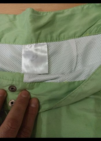 Baskılı Yeşil Mini deniz Şort - Görsel 4