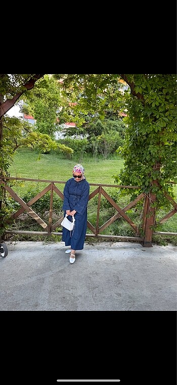 Diğer Kot elbise önden düğmeli
