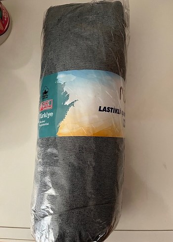 Gri Çift Kişilik Lastikli Çarşaf 160x200 cm - Görsel 2