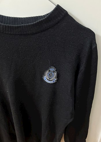 Siyah Örgü Kazak - Görsel 2