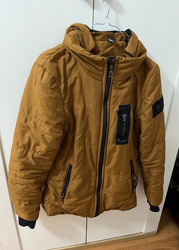 Erkek Kahverengi Fermuarlı Mont - Görsel 3