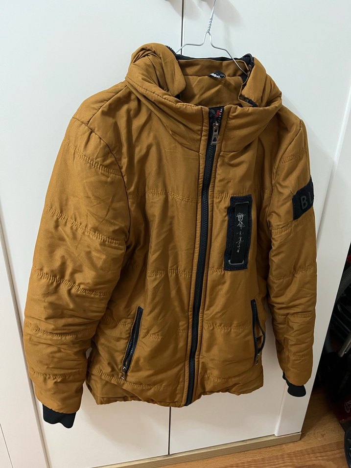 Erkek Kahverengi Fermuarlı Mont - Görsel 3