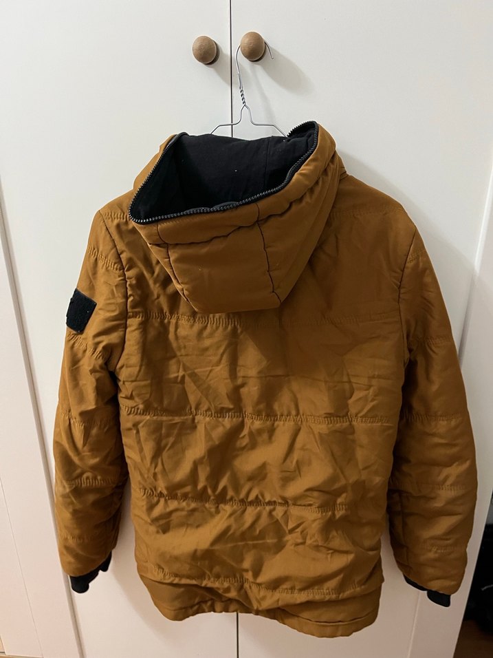 Erkek Kahverengi Fermuarlı Mont - Görsel 2