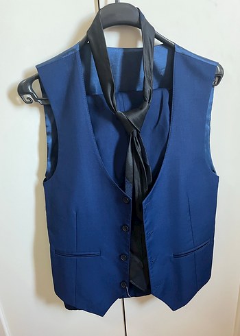 Saks Mavisi Erkek Takım Elbise - Görsel 3