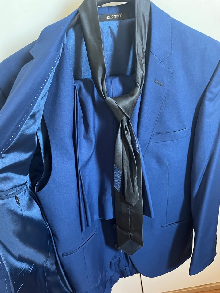 Saks Mavisi Erkek Takım Elbise - Görsel 2