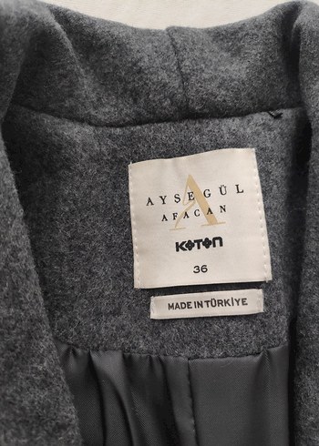 Zara Koton kaşe blazer ceket