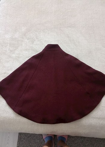 s Beden H&M Bordo Düğmeli Kadın Midi Panço