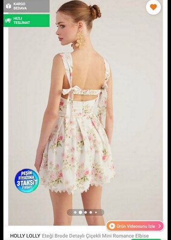 Holly lolly mini elbise