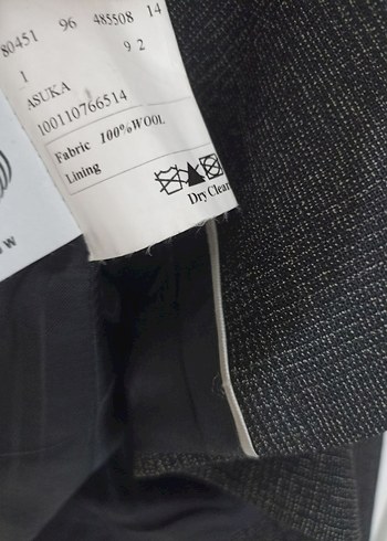 Network Gri Kadın Ofis Blazeri, Düğmeli, Normal Boy - Görsel 2