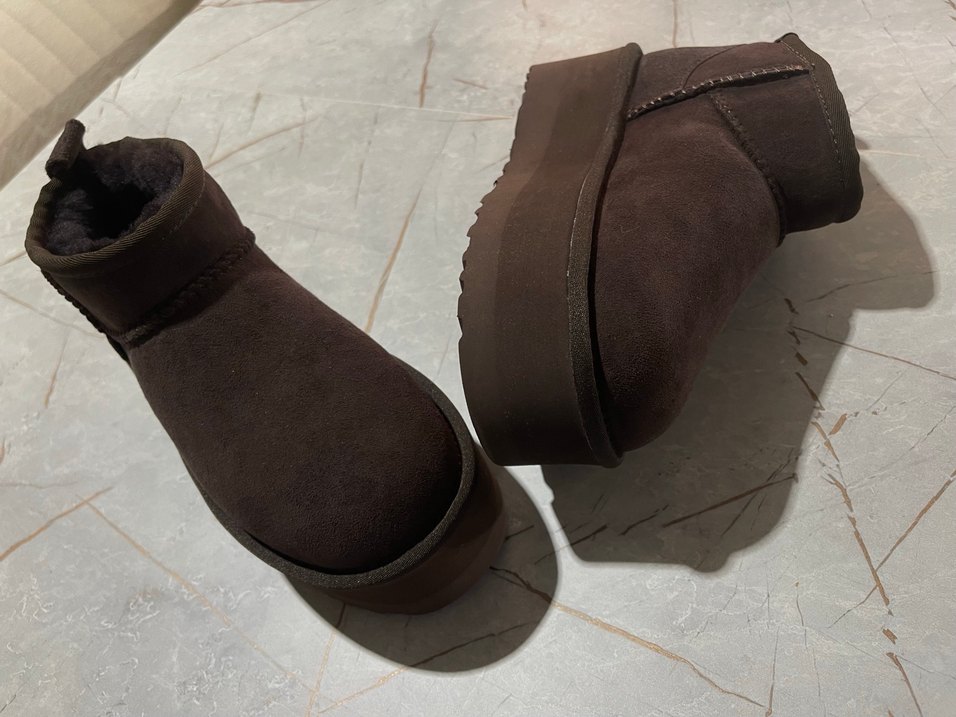 Kahverengi Süet UGG Kadın Bot - Görsel 2