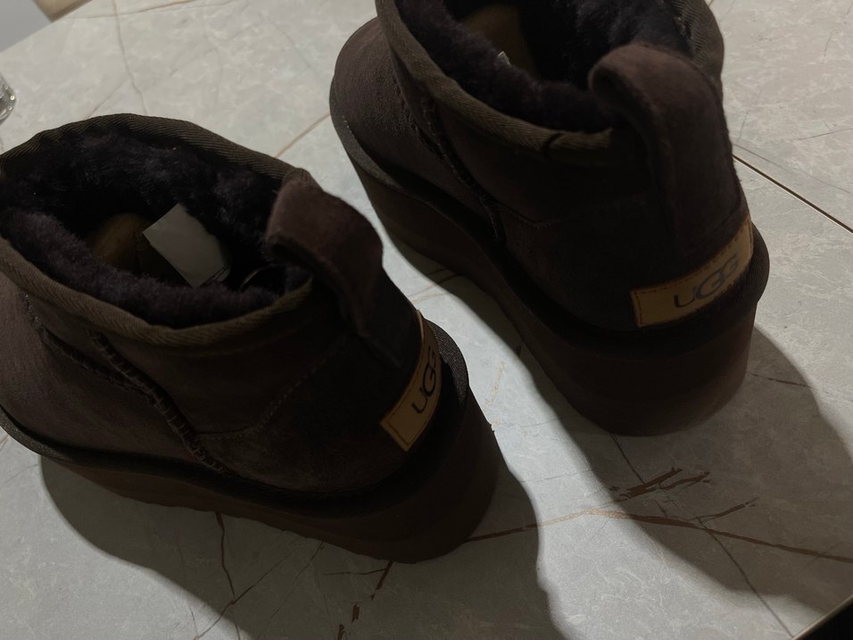 Kahverengi Süet UGG Kadın Bot - Görsel 3