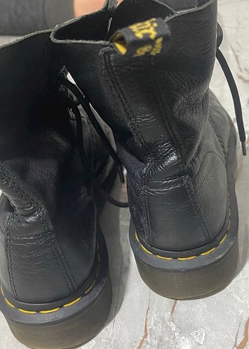 Siyah Deri Punk Stil Stiletto Topuklu Bot - Görsel 2