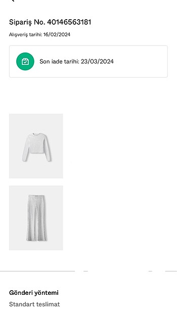 Bershka flare tayt takım