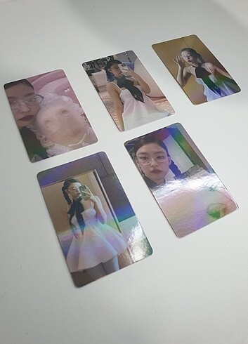 Jennie hologramlı lomocard 5'li set