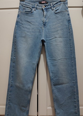 46 Beden XLove Jeans Dikişsiz Paça Mom Fit Jeans