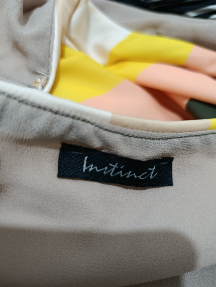 Çok Renkli Kadın Çizgili Etek - Görsel 4