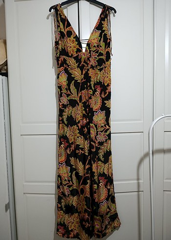 Mango Çiçek Desenli Uzun Tulum - Görsel 4