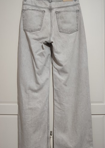 Zara Baggy Gri Denim Pantolon - Görsel 2