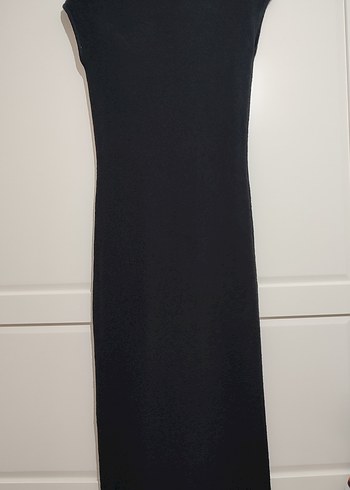 Zara Uzun Siyah Elbise - Görsel 5
