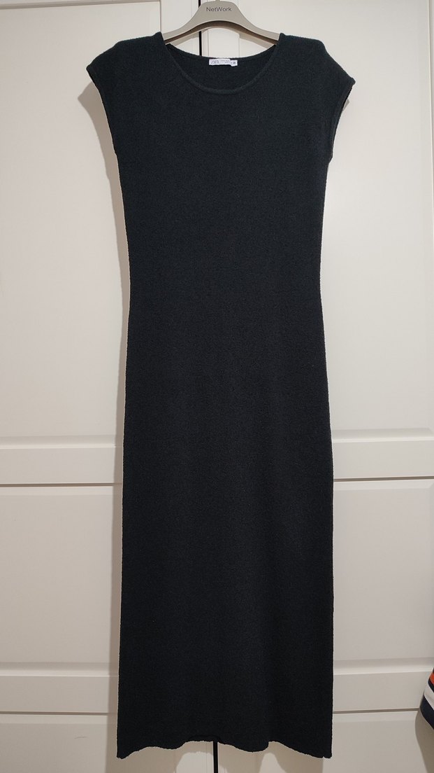 Zara Uzun Siyah Elbise - Görsel 2