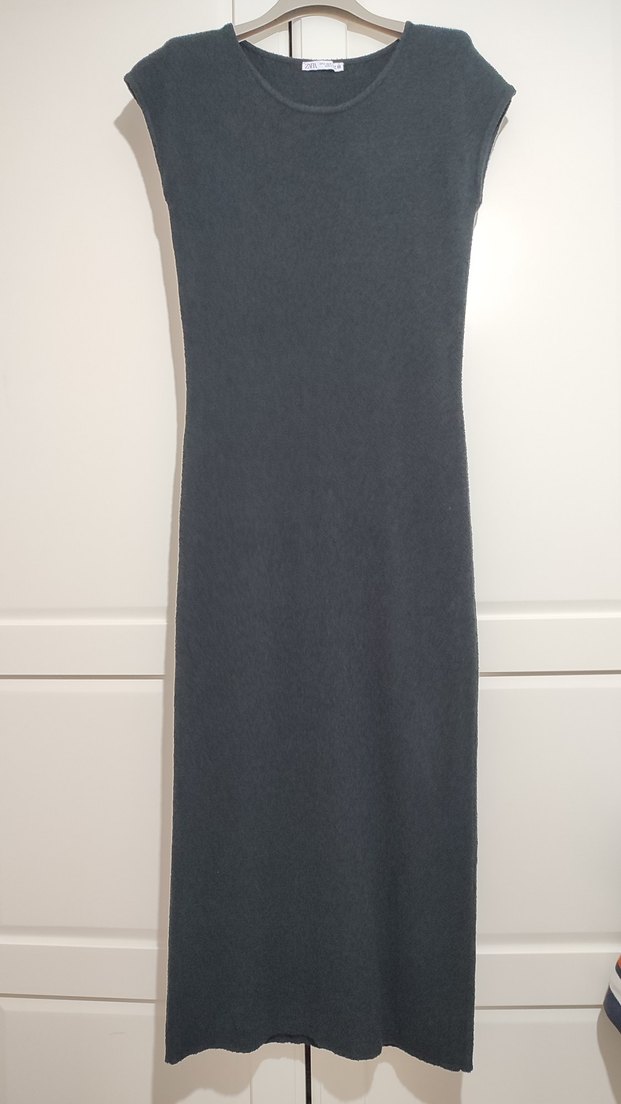 Zara Uzun Siyah Elbise - Görsel 3