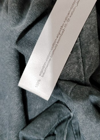 Bershka Gri Baskılı Tişört - Görsel 7