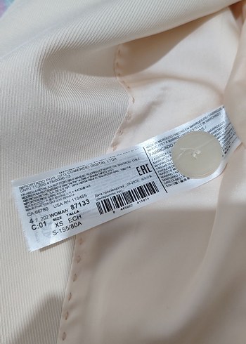 Mango Ekru Yelek - Görsel 7