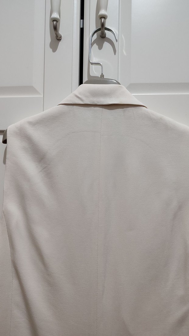 Mango Ekru Yelek - Görsel 5