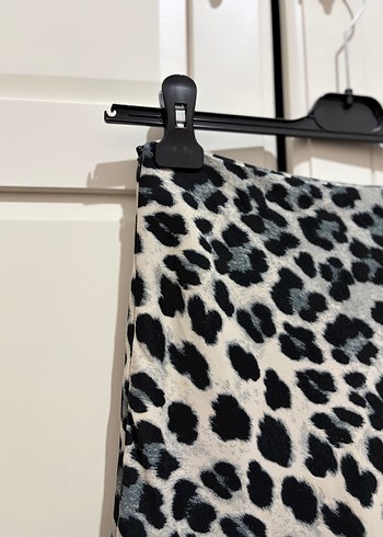 Zara Leopar Desenli Uzun Etek - Görsel 4