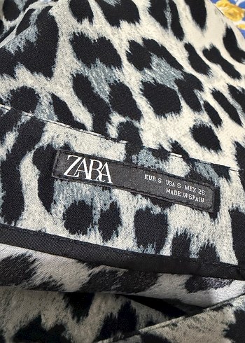 Zara Leopar Desenli Uzun Etek - Görsel 5