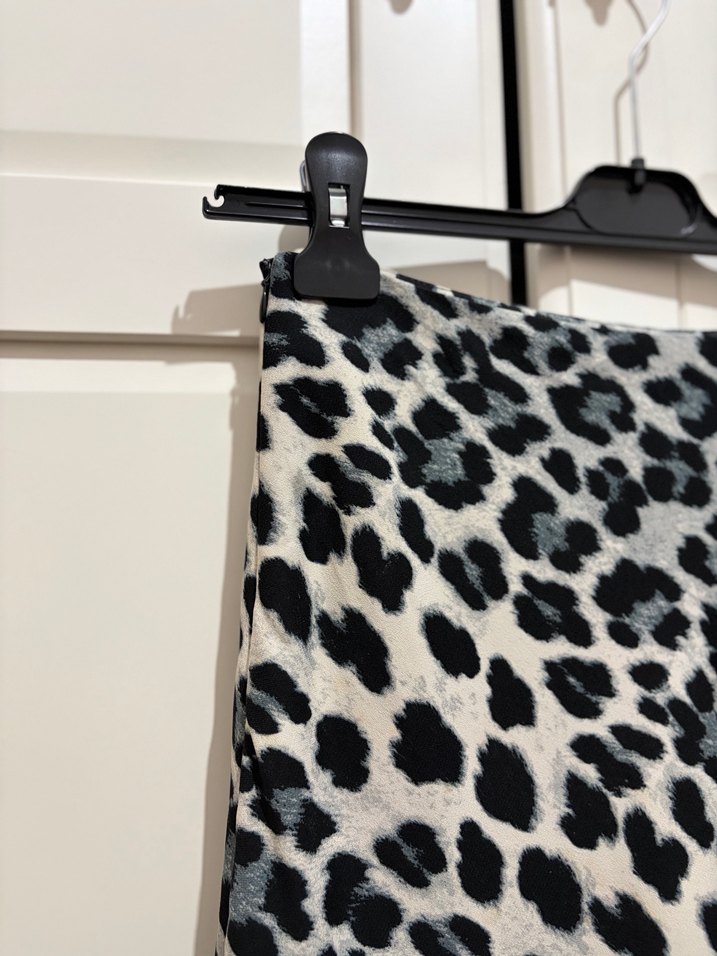 Zara Leopar Desenli Uzun Etek - Görsel 4
