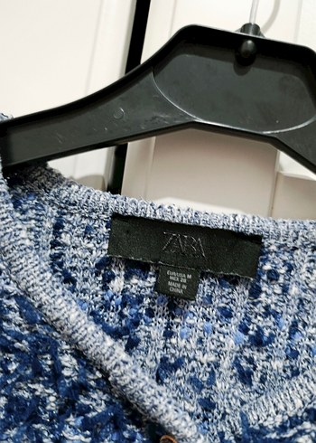 Zara Mavi Crop Ceket - Görsel 6