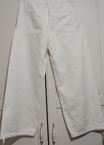 Zara Keten Rahat Kesim Pantolon - Görsel 3