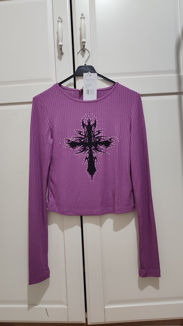 About You Shyx Crop top t-shirt bluz - Görsel 4