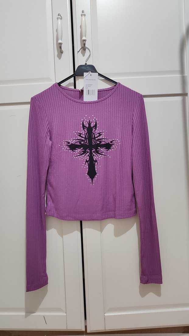 About You Shyx Crop top t-shirt bluz - Görsel 3