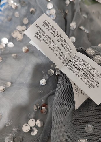 Zara Pullu Transparan Crop T-shirt Bluz - Görsel 8