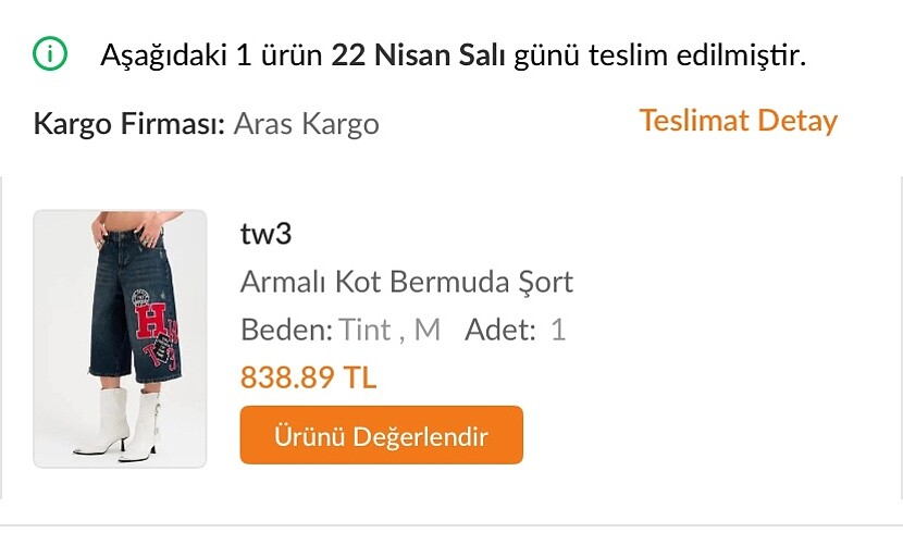Trendyol & Milla Şortolon