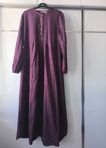 LC Waikiki LCW Modest Bordo Elbise