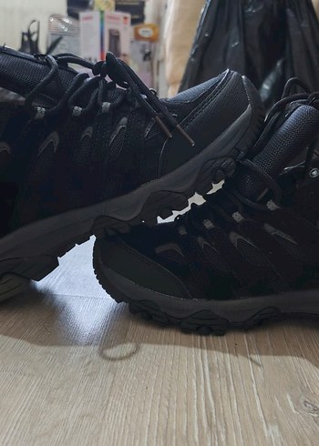 Erkek Siyah Gri Biker Outdoor Ayakkabı - Görsel 3