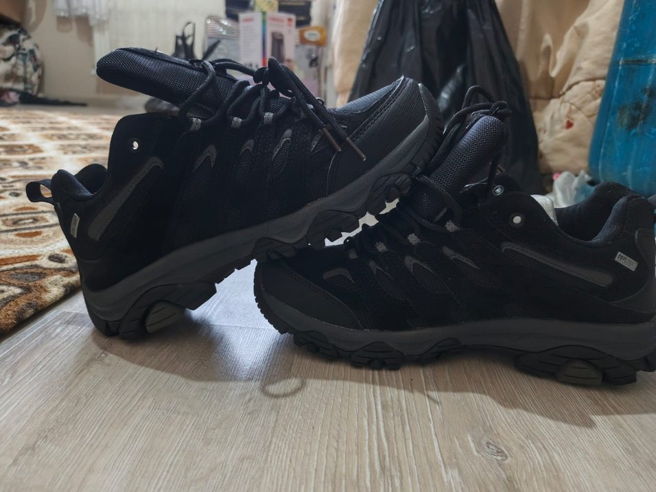 Erkek Siyah Gri Biker Outdoor Ayakkabı - Görsel 3