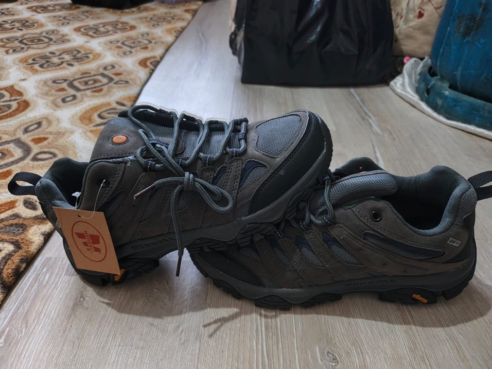 Erkek Siyah Gri Biker Outdoor Ayakkabı - Görsel 2