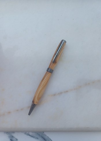 Doğal ahşap el yapımı Tükenmez Kalem